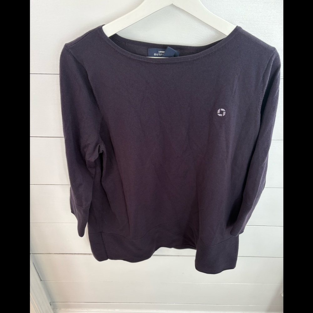 Chase lands end blue sweater